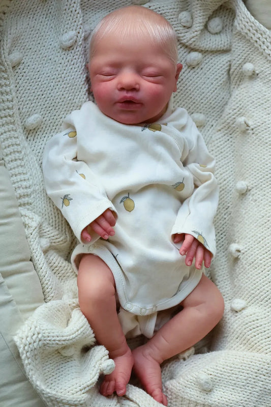 Muñeco Reborn Realista Breno Niño, 58cm / 2.400 kg + Pack Premium