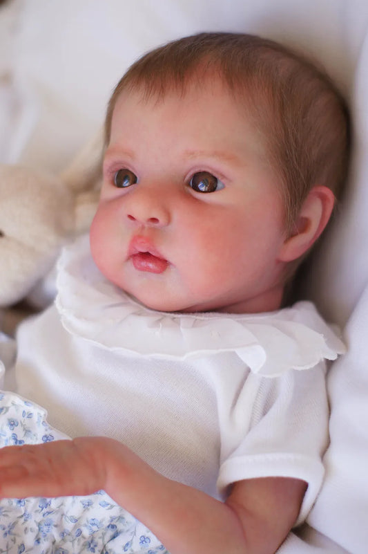 Muñeca Reborn Realista Sofia Niña, 58cm / 2.800 kg + Pack Premium