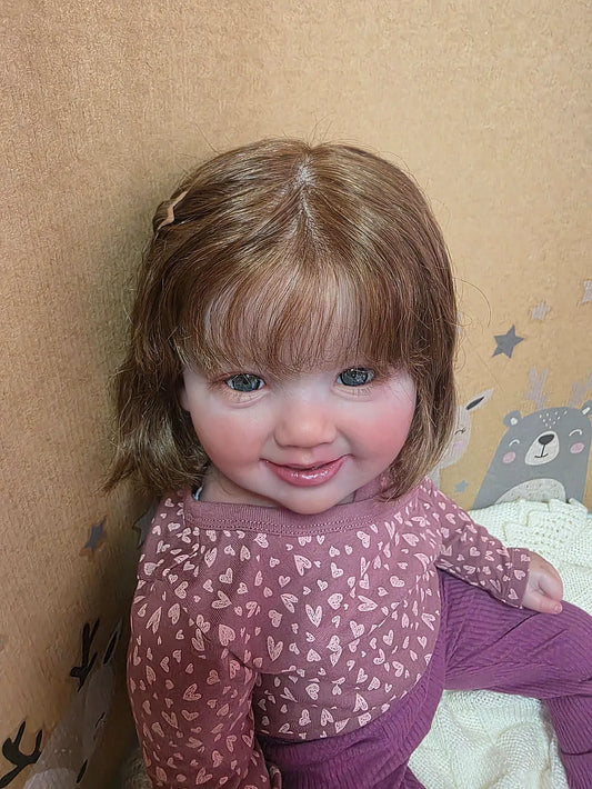 Muñeca Reborn Vick Realista Niña 3 anõs 68cm / 4.900 kg