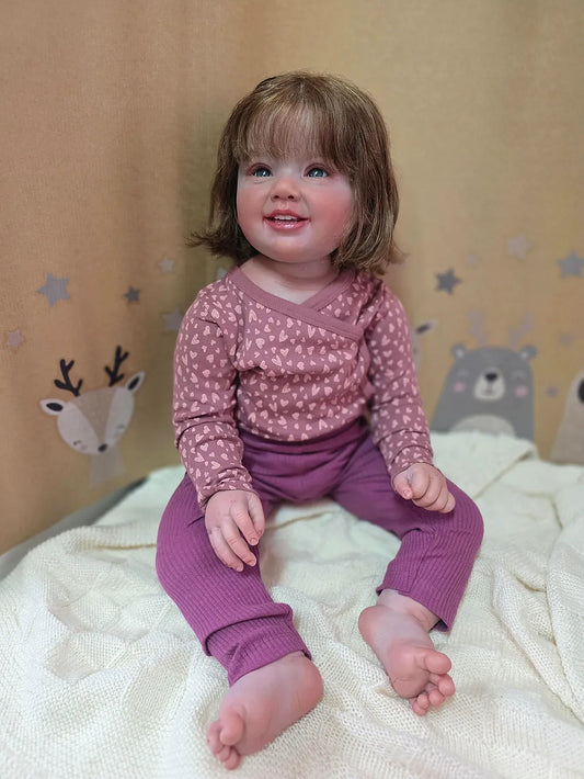 Muñeca Reborn Vick Realista Niña 3 anõs 68cm / 4.900 kg