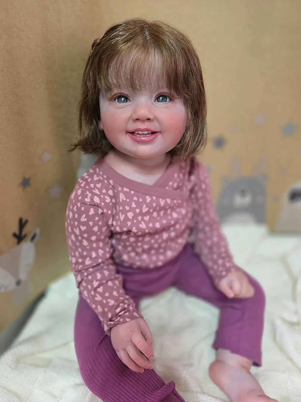 Muñeca Reborn Vick Realista Niña 3 anõs 68cm / 4.900 kg