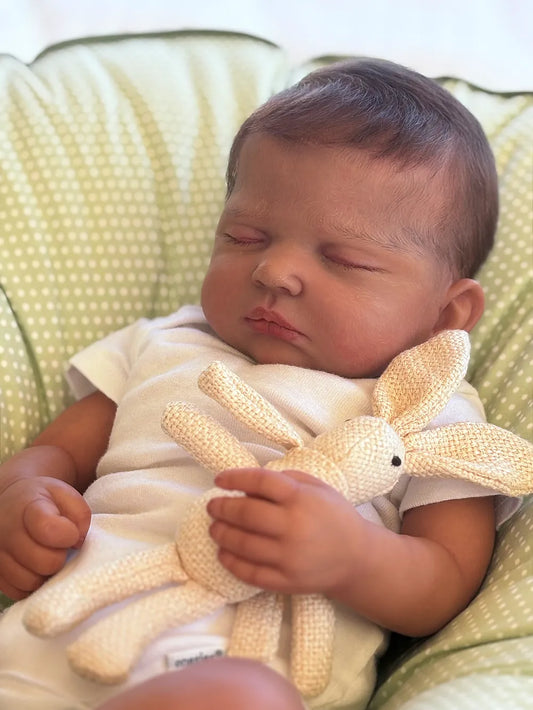 Muñeco Reborn Realista Santiago Niño | 55cm | 3.400 kilos | Edición limitada + Pack Premium