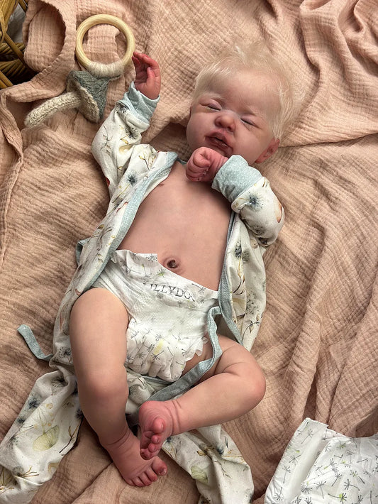 Mateo Niño Realista Reborn Muñeco | 58cm | 3.200 kilogramos | Edición limitada + Pack Premium