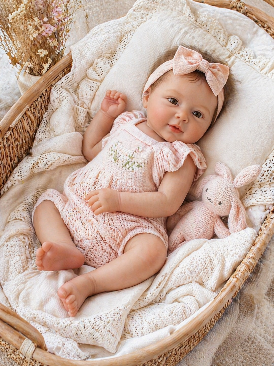 Muñeca Reborn Realista Lindsay Niña 54cm / 2.400 kg