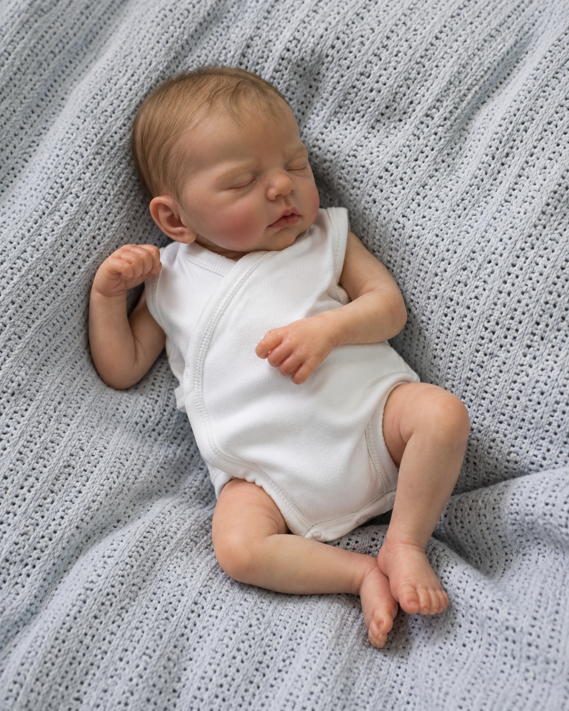 Muñeco Reborn Realista Pedro Prematuro Niño 48cm/2.100kg