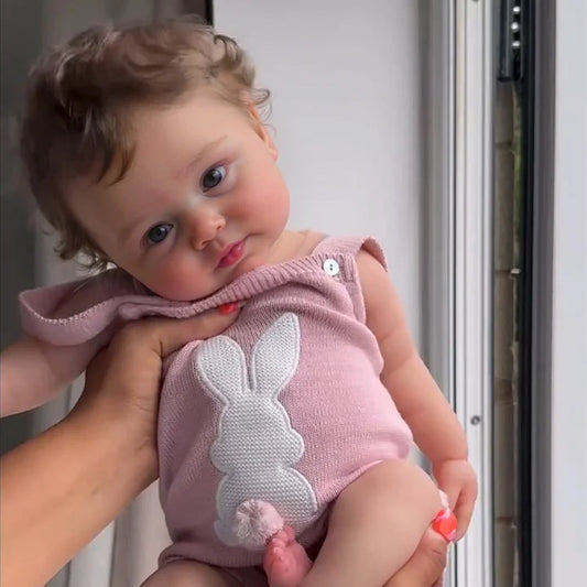 Muñeca Reborn Realista Gaby Niña, 55cm / 2.400 kg + Pack Premium