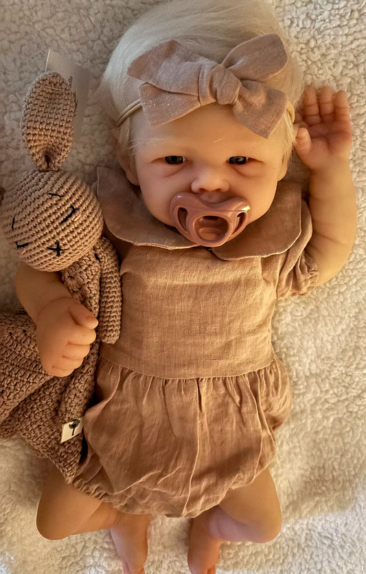 Muñeca Reborn Realista Alba Niña, 58cm / 3.400 kg