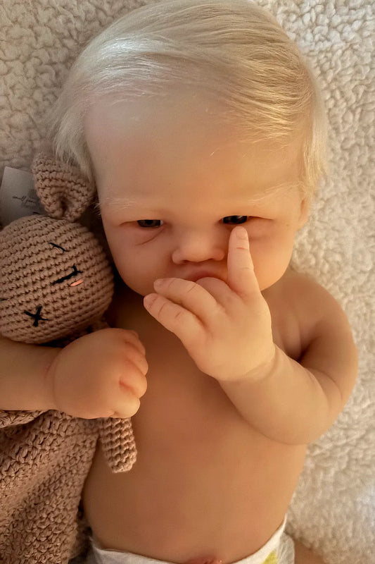 Muñeca Reborn Realista Alba Niña, 58cm / 3.400 kg