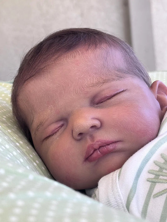 Muñeco Reborn Realista Santiago Niño | 55cm | 3.400 kilos | Edición limitada + Pack Premium