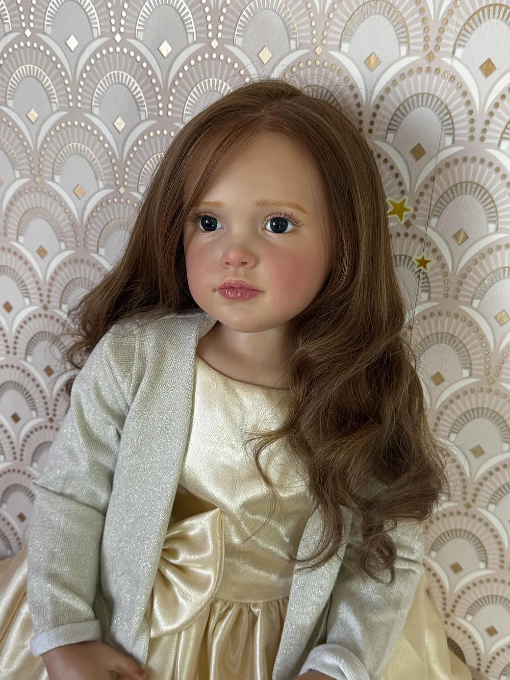 Muñeca Reborn Paula Realista Niña  75cm / 5.600 kg