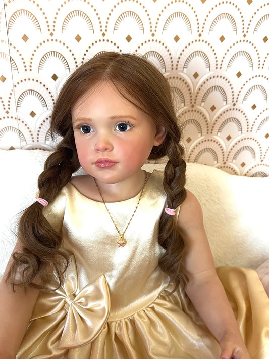 Muñeca Reborn Paula Realista Niña  75cm / 5.600 kg