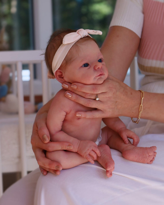 Muñeca Reborn Luna Realista Niña  55cm / 3.400 kg + Pack Premium