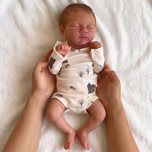 Muñeco Reborn Realista Angelo Niño, 58cm / 2.400 kg + Pack Premium