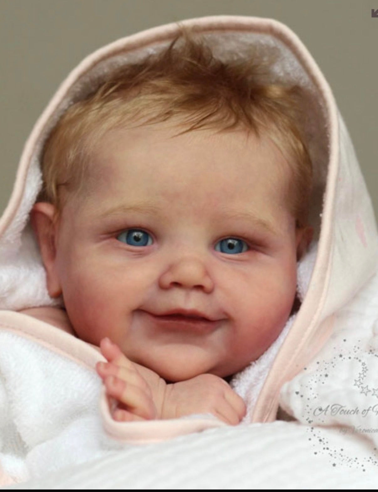 Muñeca Reborn Realista Liz Niña, 58cm / 2.800 kg