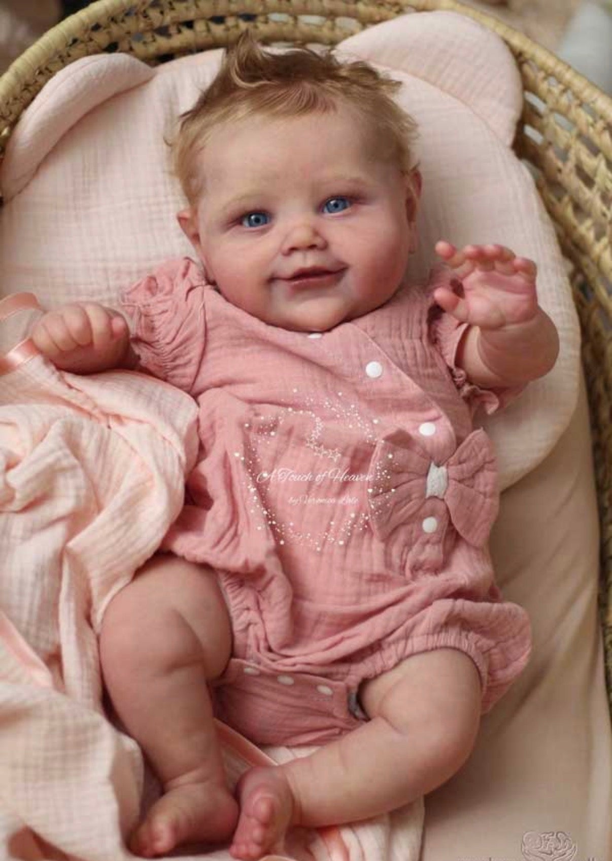 Muñeca Reborn Realista Liz Niña, 58cm / 2.800 kg