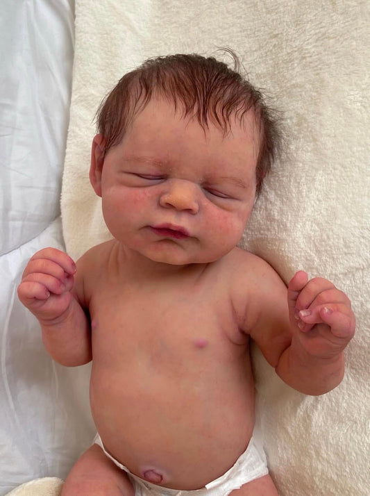 Muñeco Reborn Realista Bernardo Niño, 58cm / 2.600 kg + Pack Premium