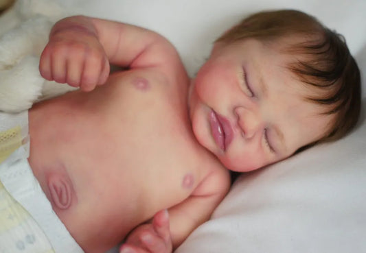 Muñeca Reborn Realista Mía Niña, 54cm / 2.500 kg + Pack Premium